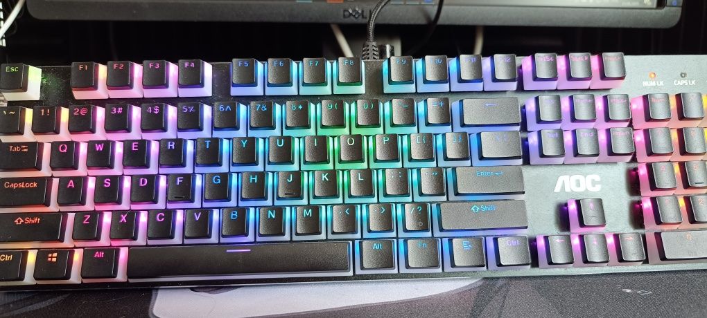 Klawiatura AOC GK500 (OUTEMU RED) z przyciskami Pudding