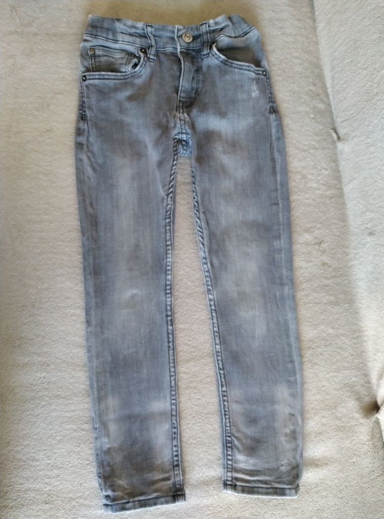 Szare jeansy H&M r.116