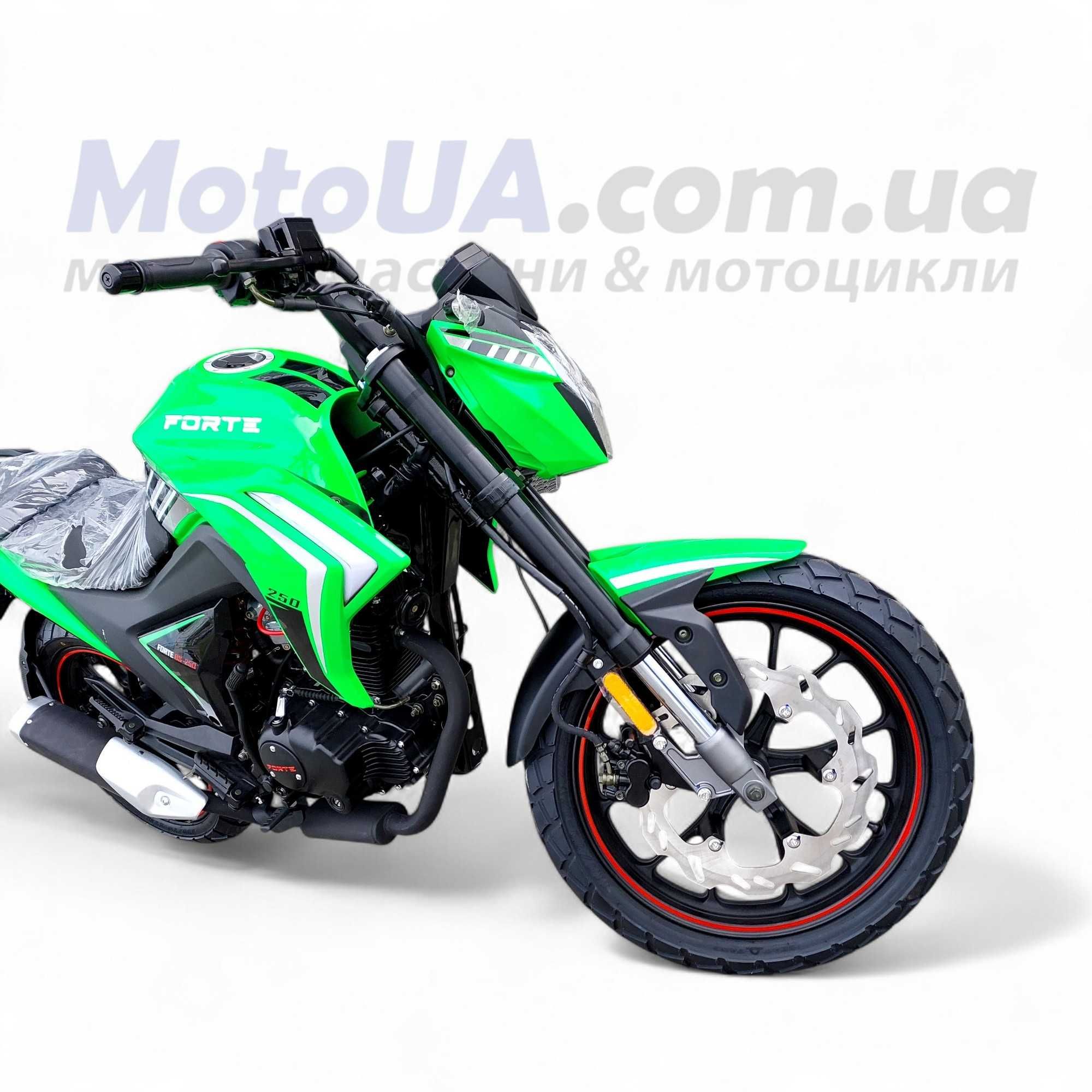 Мотоцикл FORTE BS-250, 19 к.с.,  повітряне, 17/17, гарантія, доставка