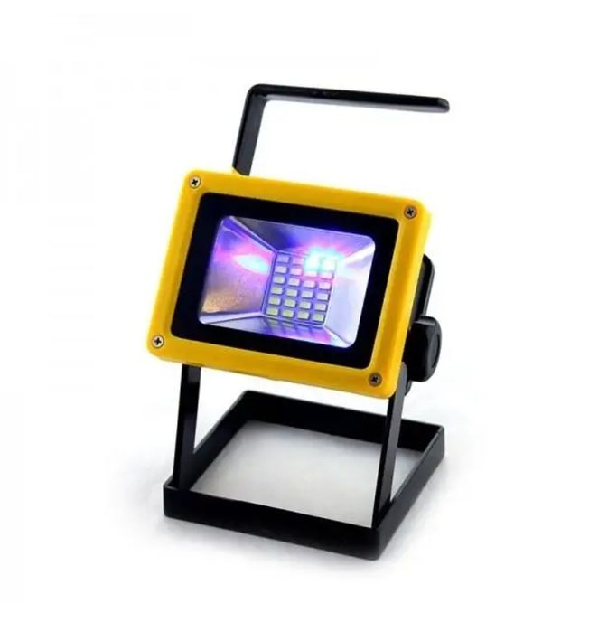 Ручной LED фонарь ліхтар прожектор 100W 3 аккумулятора 18650 Bl 204