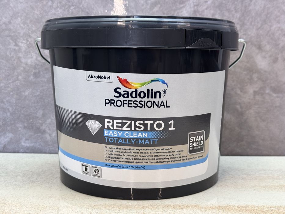 Акрилова фарба Sadolin Professional Rezisto 1, 2.5 л, біла, BW