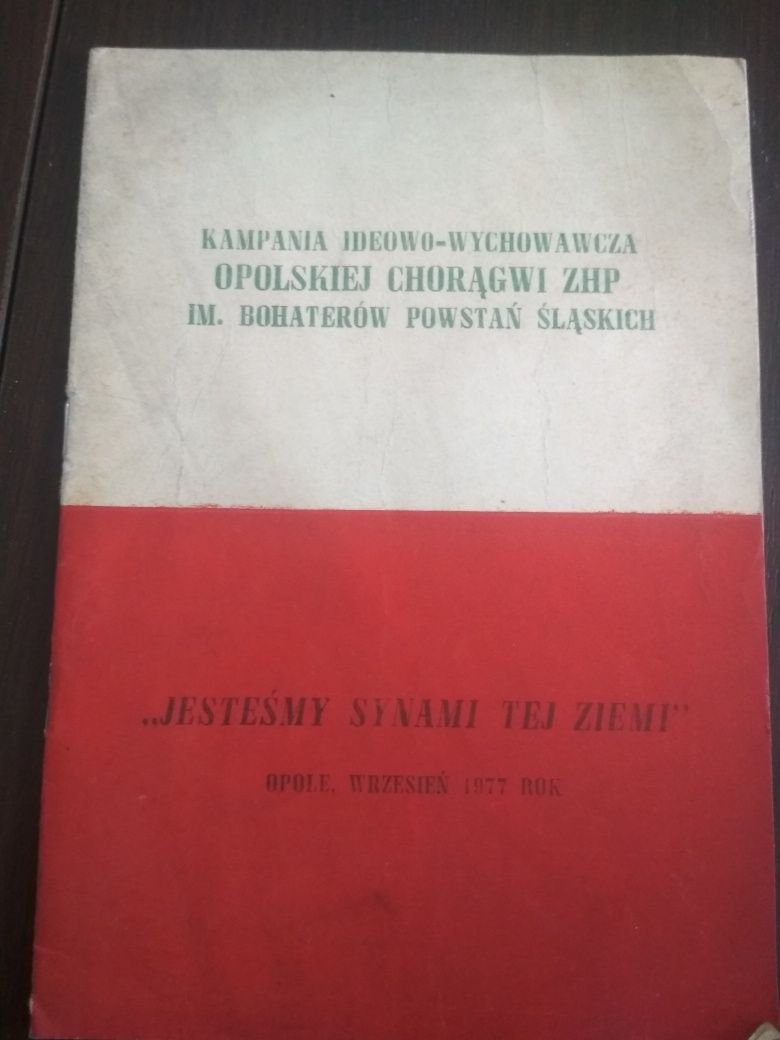 Kampania ideowo wychowawcza po polskiej chorągwi ZHP broszura biuletyn