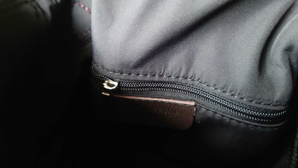 Nowa torebka nerka Jessica Valentine, skóra naturalna czekolada