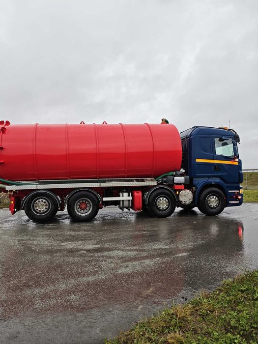 Scania r500v8 asenizacyjny, nowa zabudowa REZERWACJA DO 31,10