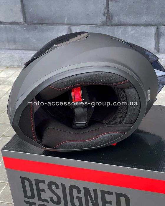 Мотошолом інтеграл FXW чорний матовий шлем интеграл, мотошлем закрытый