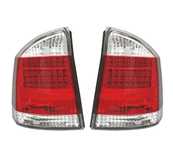 FAROLINS TRASEIROS LED PARA OPEL VECTRA C 02-08 BRANCO VERMELHO