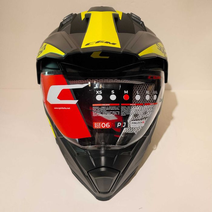 Capacete CGM Dual-sport trail adv mota novo
