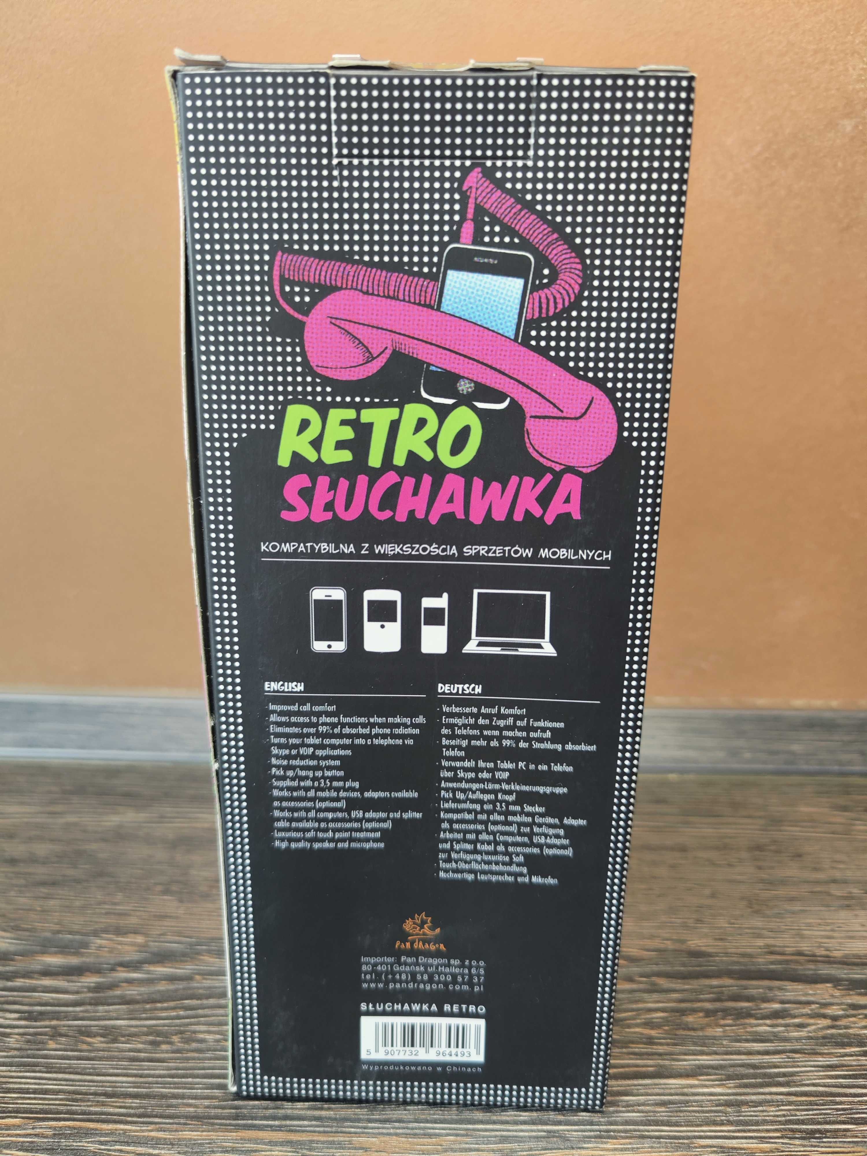 Retro słuchawka - do telefonu, iPhone, laptopa, komputera.