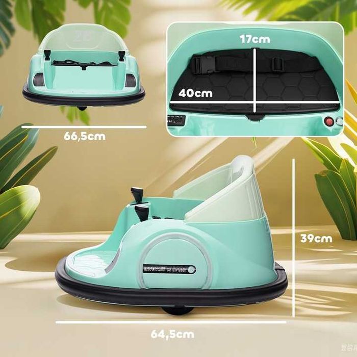 Elektryczny Jeździk dla Dzieci Samochód Zderzak POWYSTAWOWY JAK NOWY