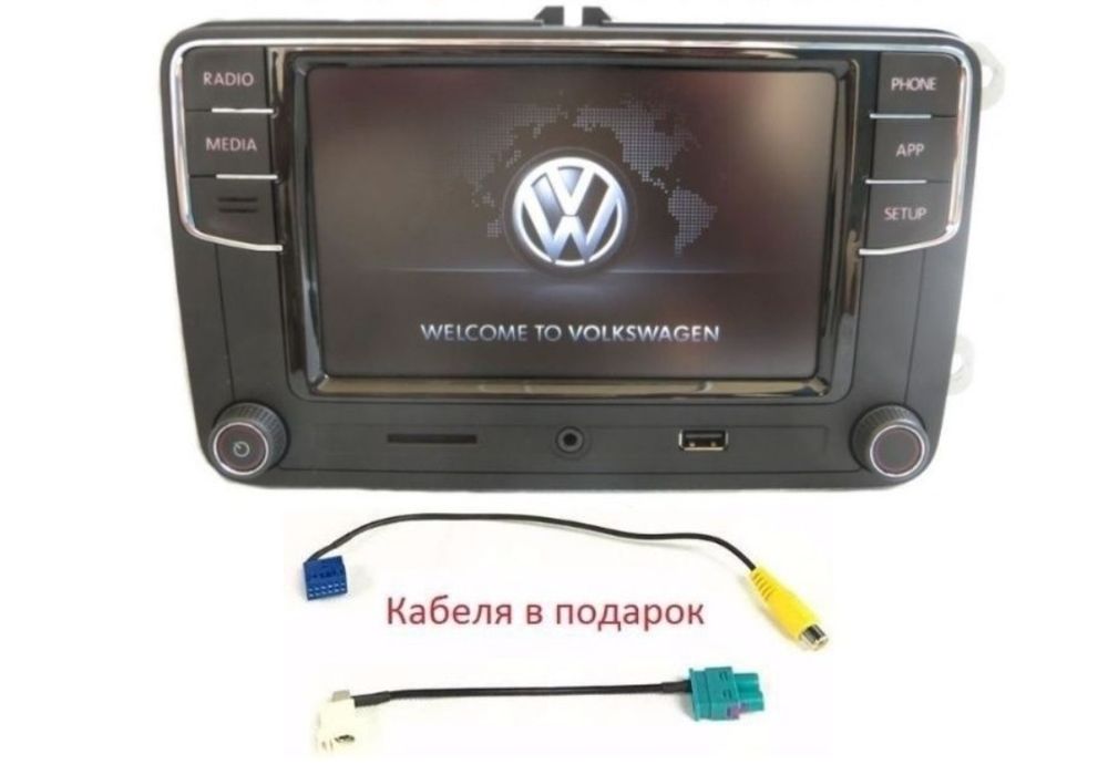 Автомагнитола RCD 330 Noname 6RD 035 187B на русском языке с CarPlay!