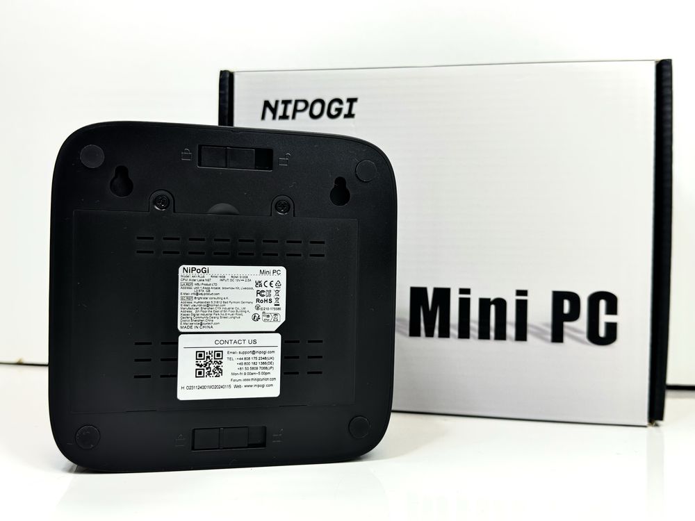 Новий міні-комп’ютер NiPoGi AK1PLUS Alder Lake N97 16/512GB Black