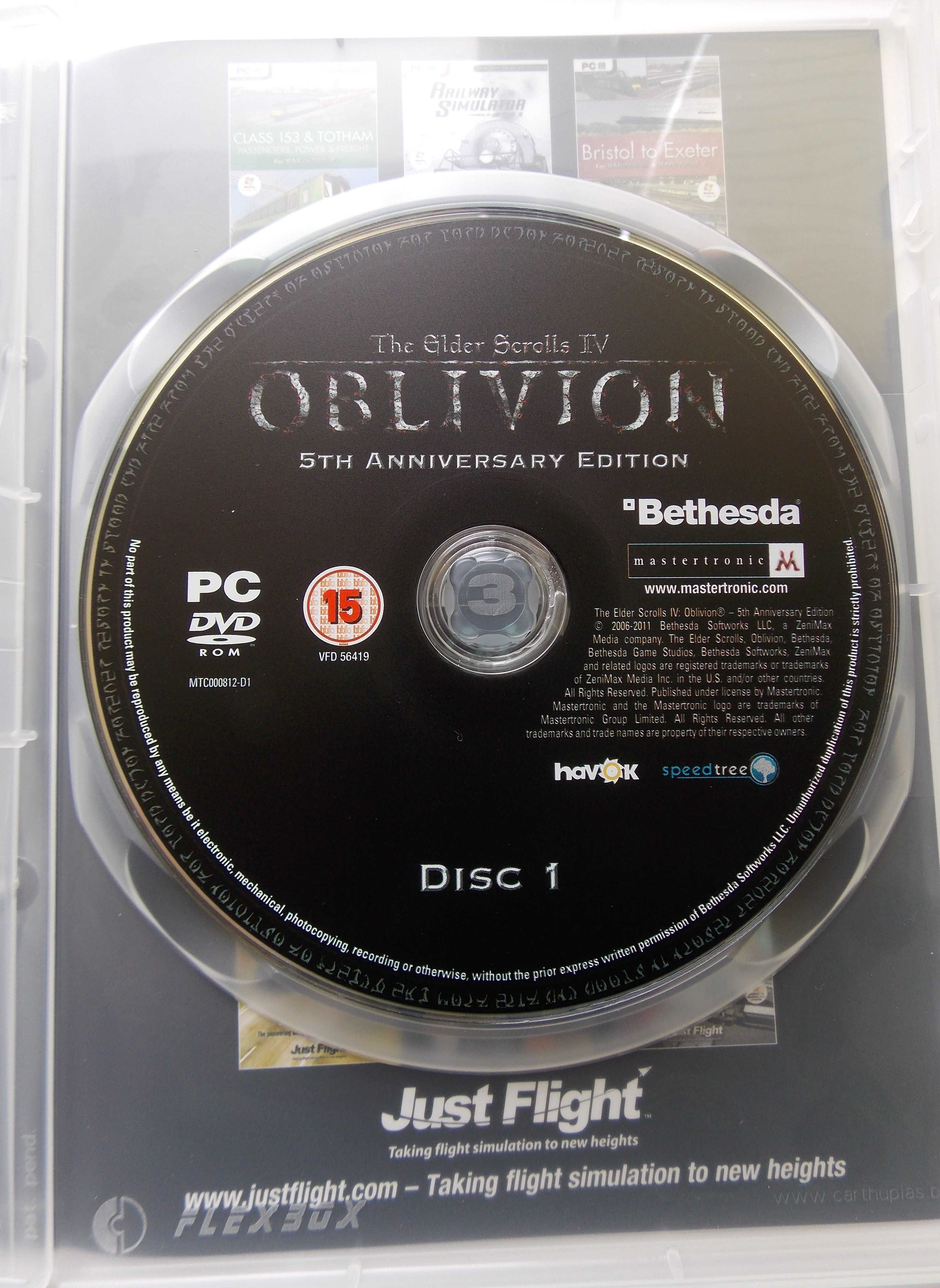 Elder Scrolls IV Oblivion PC - Z dodatkami  wersja angielska !