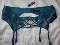 ANN SUMMERS pas do pończoch duży LUX koronki paski Okazja XXL / 50-52