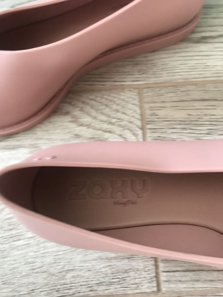 ZAXY buty baleriny in sap fem rose pudrowy róż 38 melissa