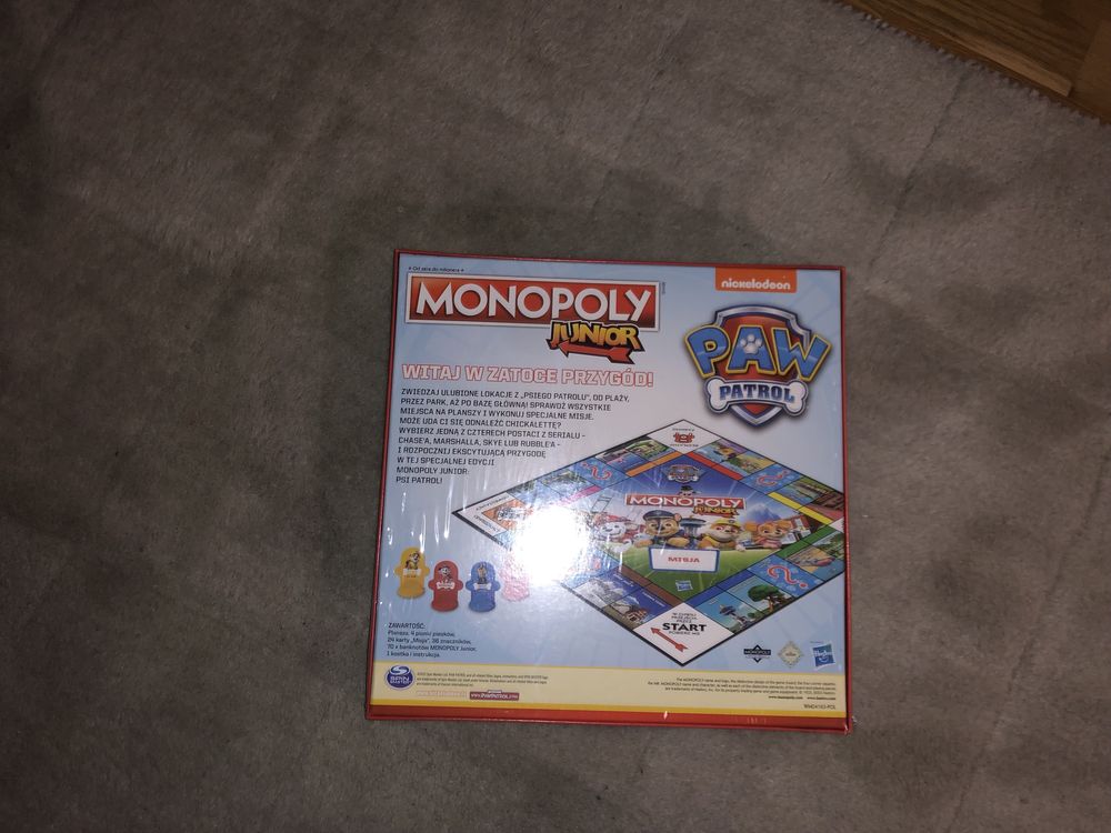 Monopoly Junior Psi Patrol rodzinna gra