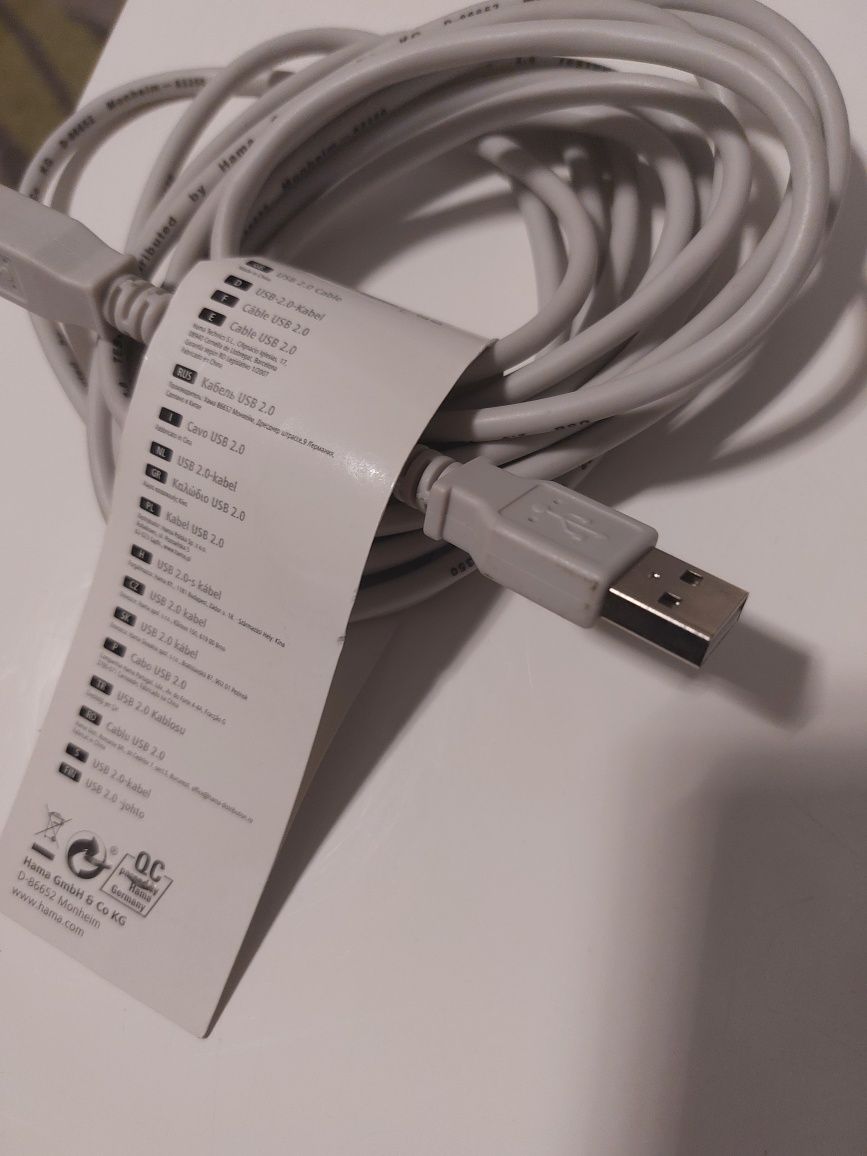 Kabel USB 2.0 3 metrowy