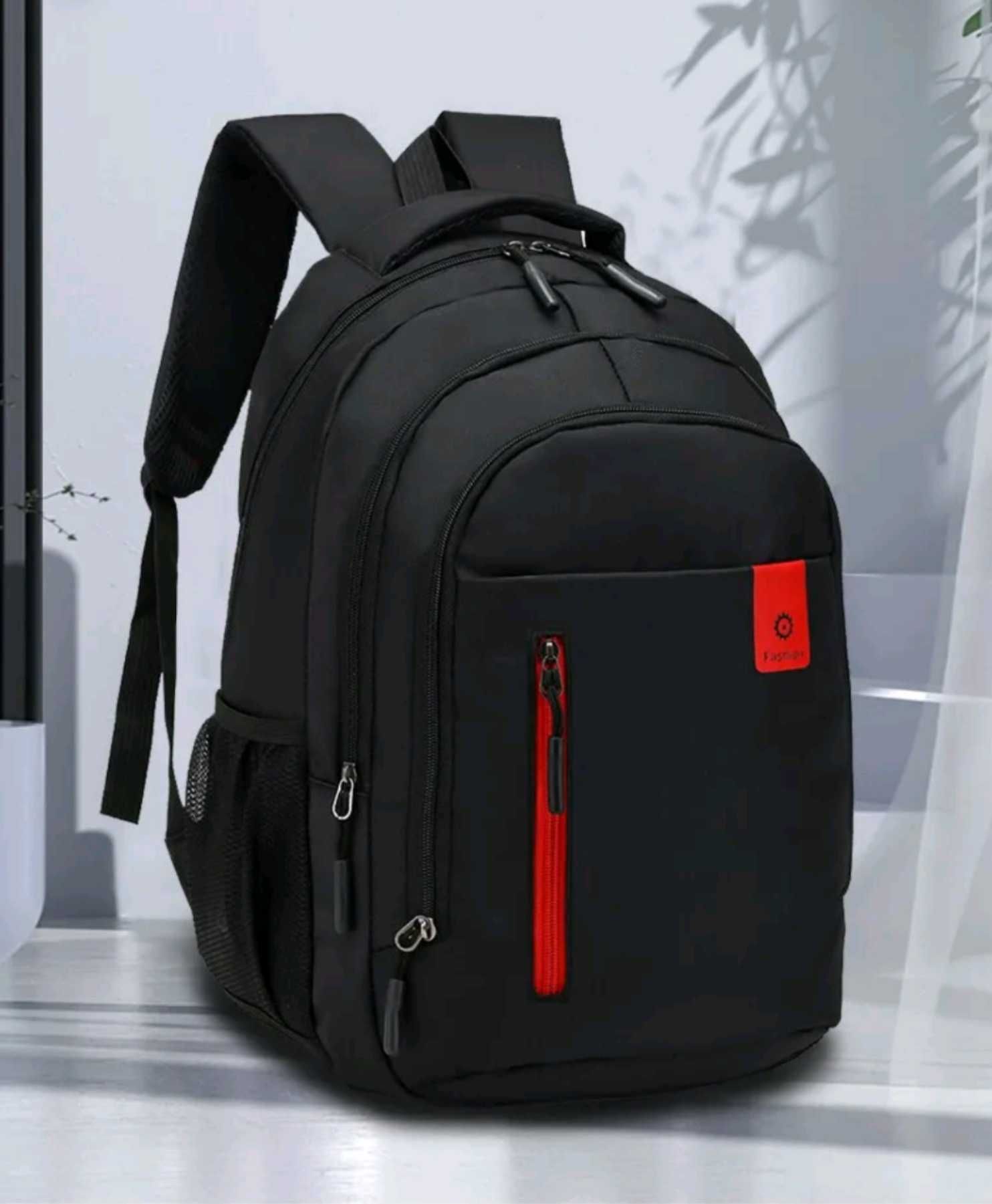 Рюкзак городской Fashion blak (Q837). цвет: черный с принтом.