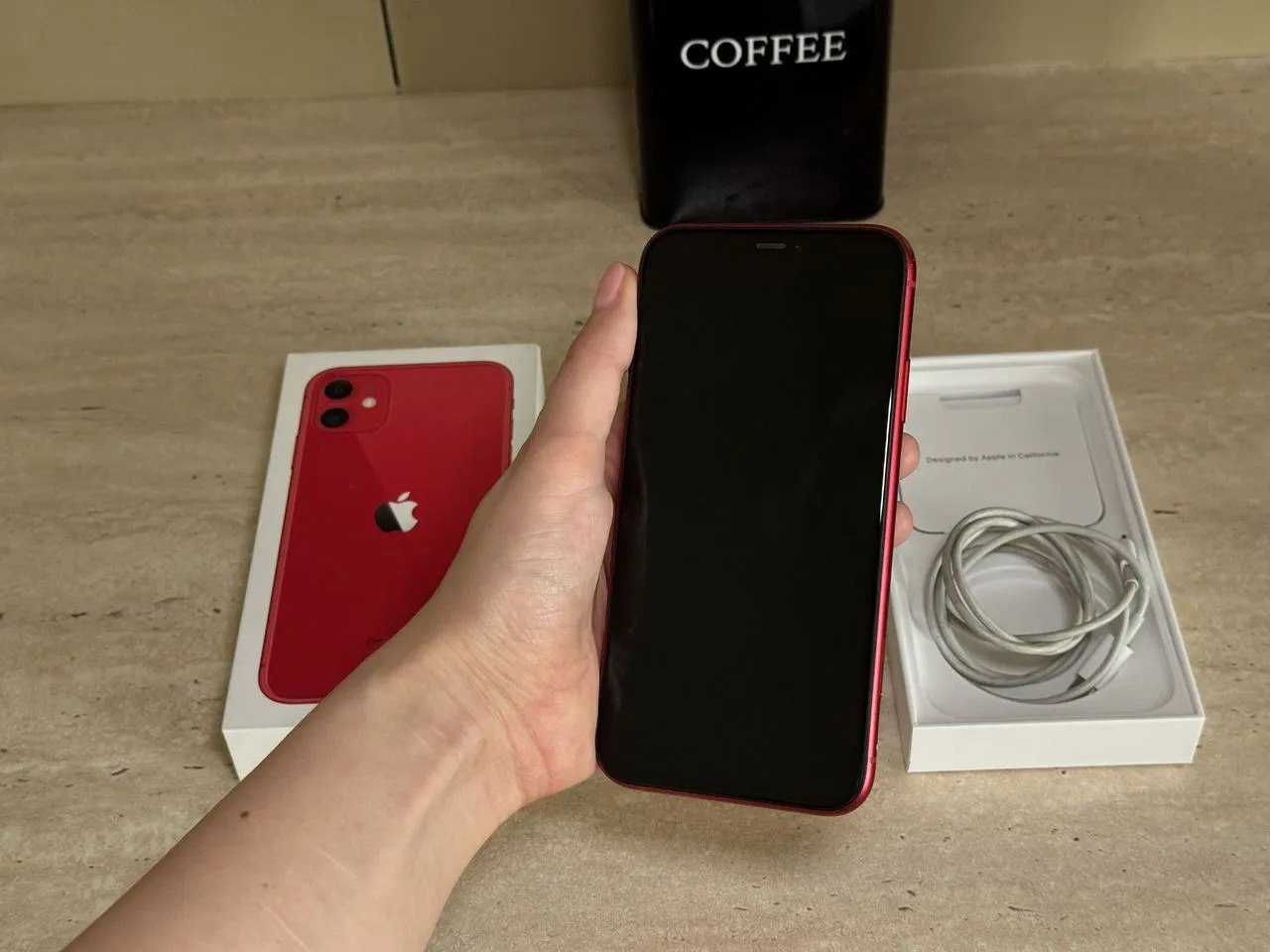 iphone 11 Product RED 100% батарея. Neverlock