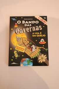 Livro - O bando das cavernas - A lua é um queijo