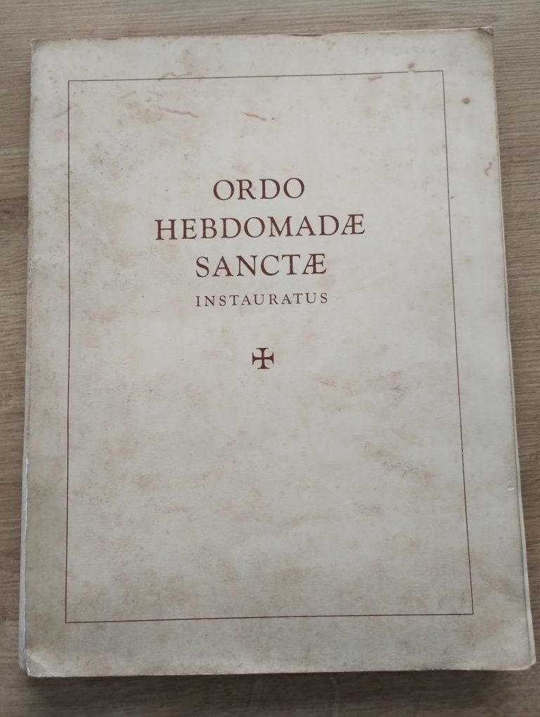 Ordo hebdomadæ sanctæ instauratus 1956
