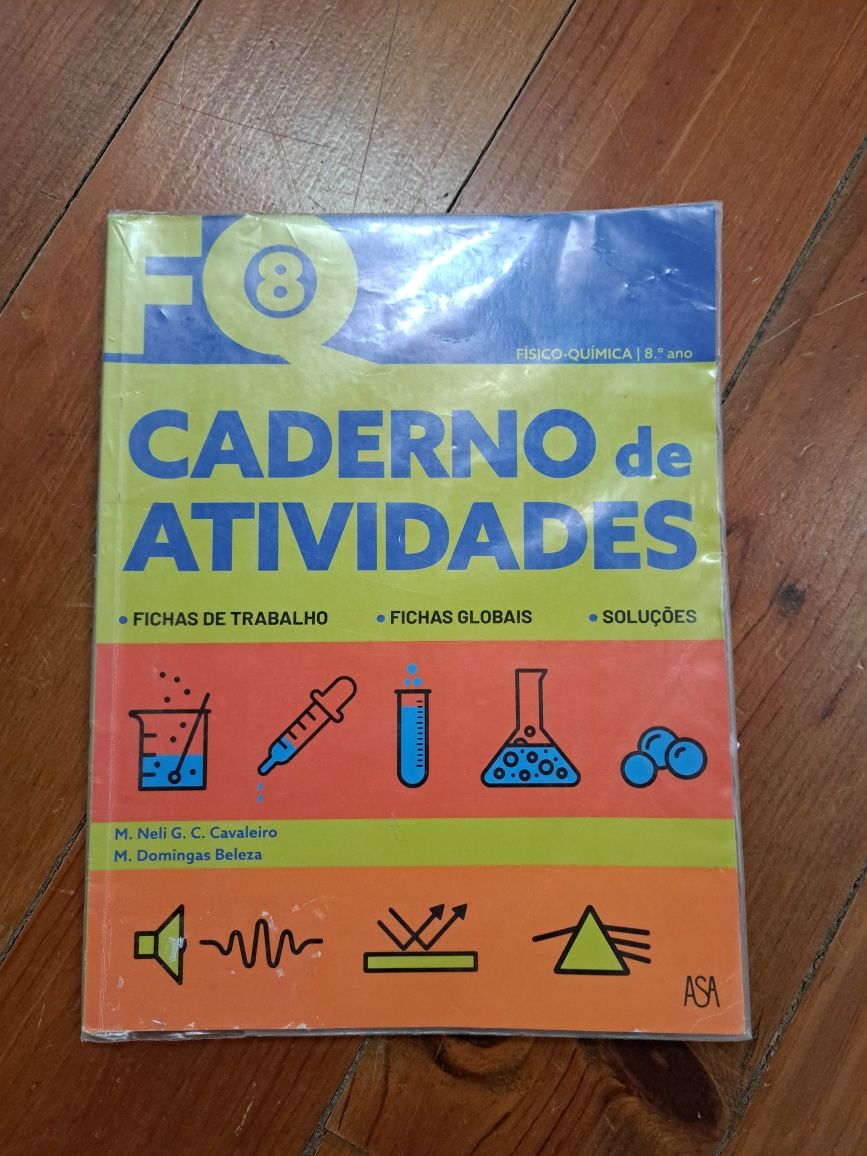 Manuais e C.a de F.Q do 8 ano