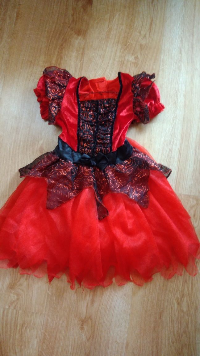 Strój halloween bal karnawałowy sukienka przebranie r.98
