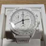 *NOVO* Omega x Swatch Mission to the Moonphase Full Moon Branco (42mm)