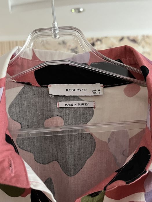 рожева сукня-сорочка “reserved” розмір 36/S