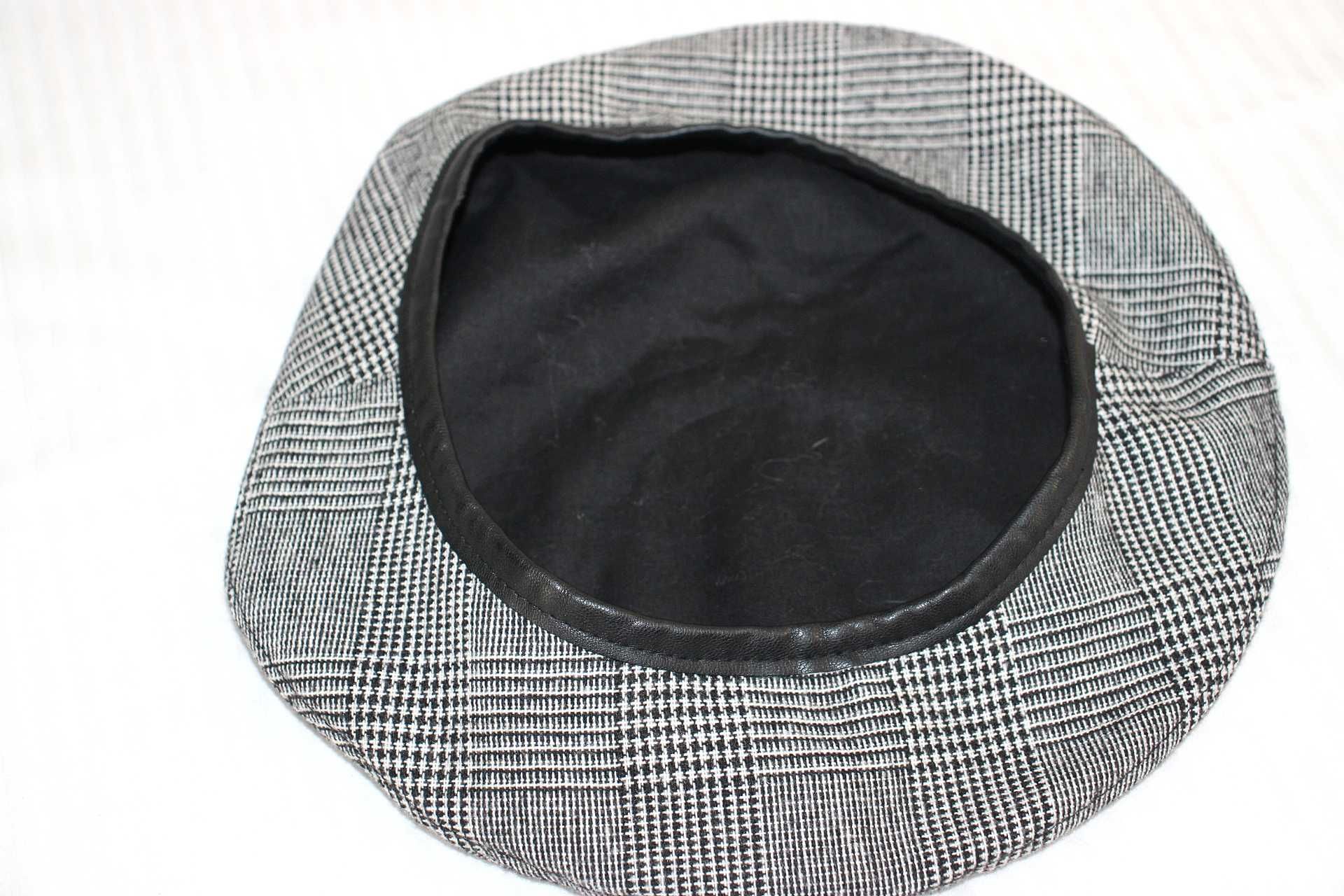 sw8 H&M stylowy beret damski na podszewce z wełną One Size