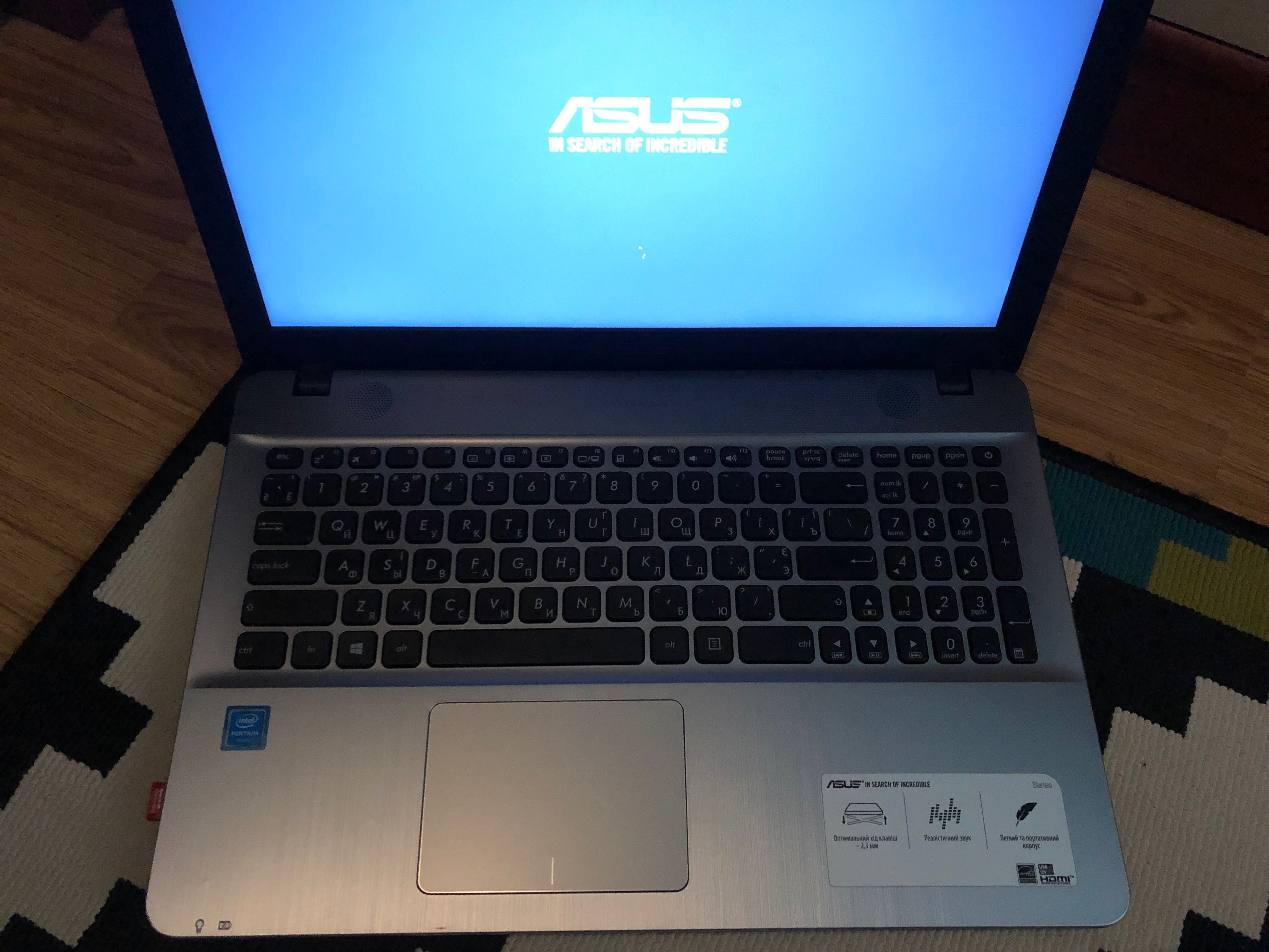 Продам ноутбук Asus X541S