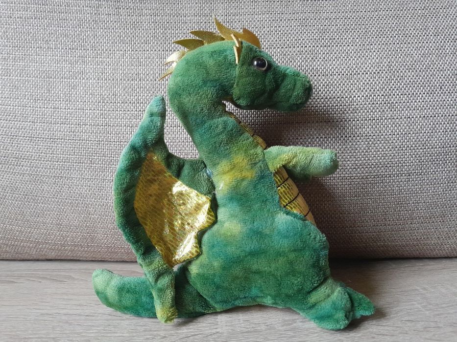 М'яка іграшка зелений дракон