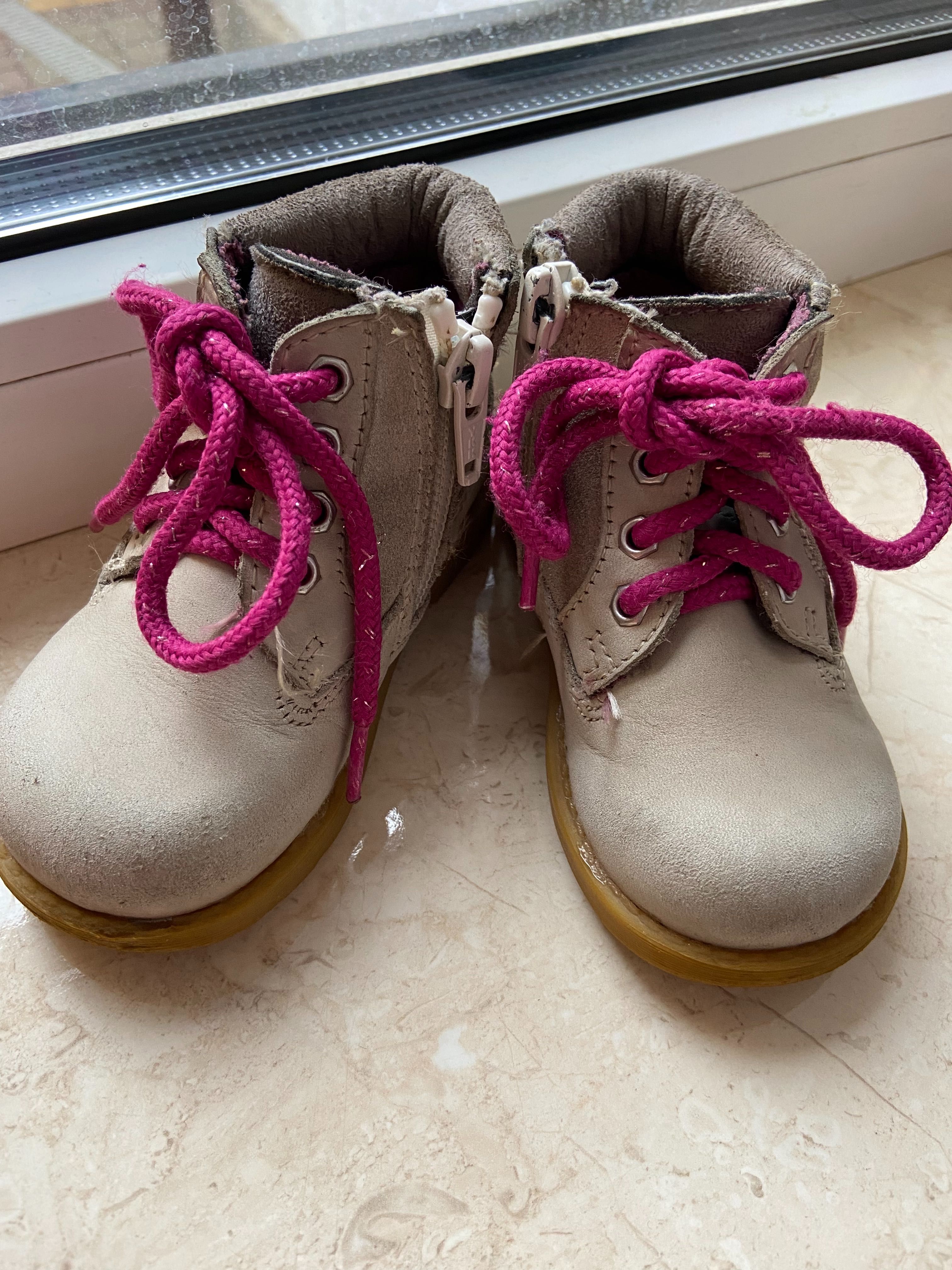 Демисезонные  ботиночки для девочки, 21 размер, из Италии