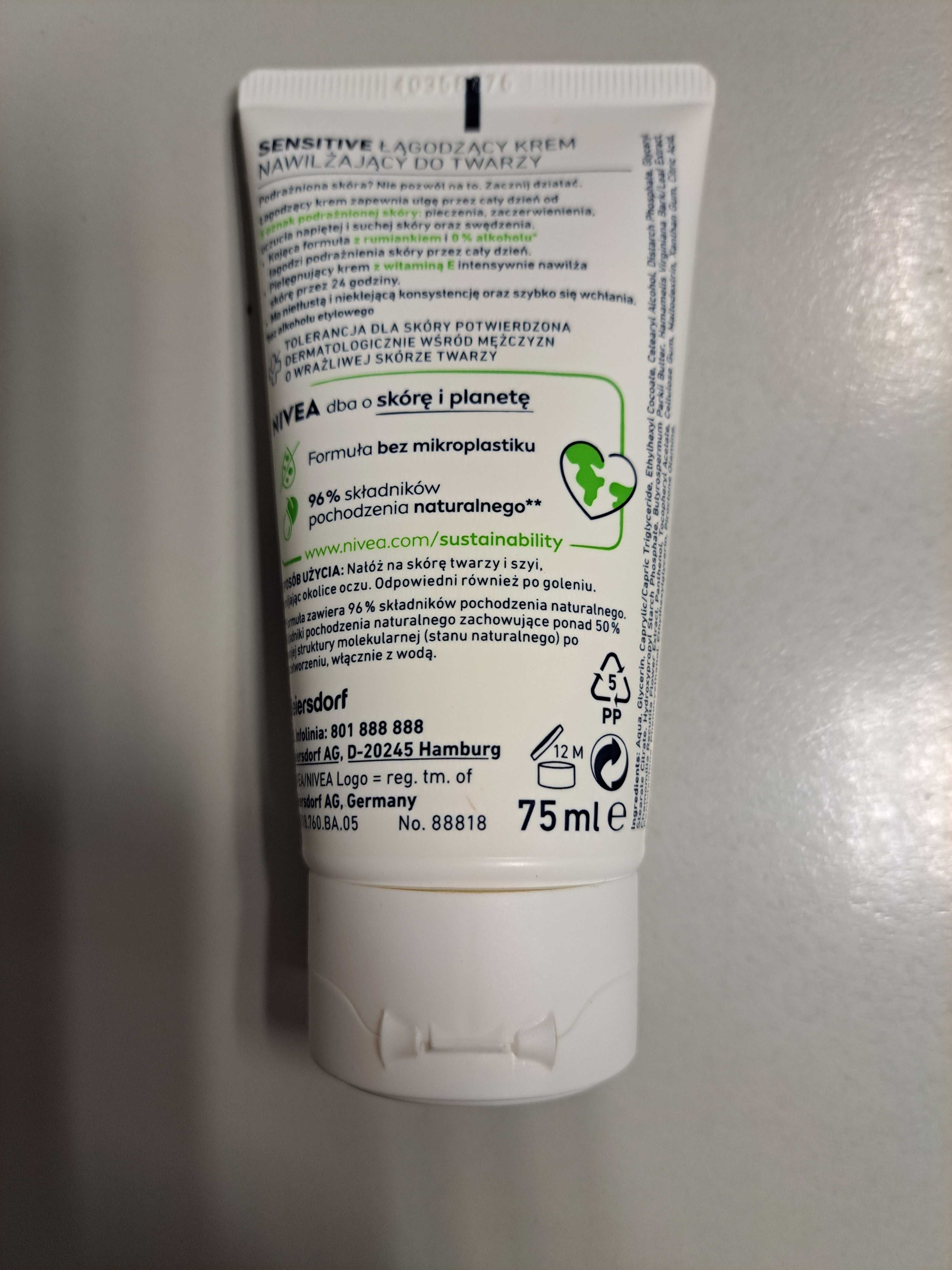 Krem do twarzy Nivea Men Sensitive 75 ml