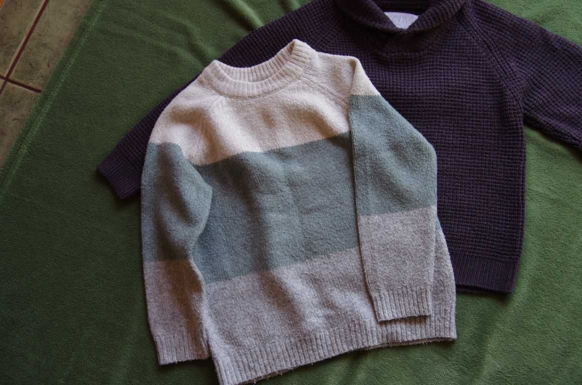 sweter chłopięcy zara 122 3szt