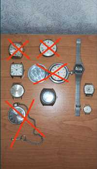 Часы разные СССР