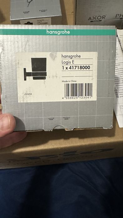 Набір аксесуарів для ванної Hansgrohe Logis E (повний комплект, новий)