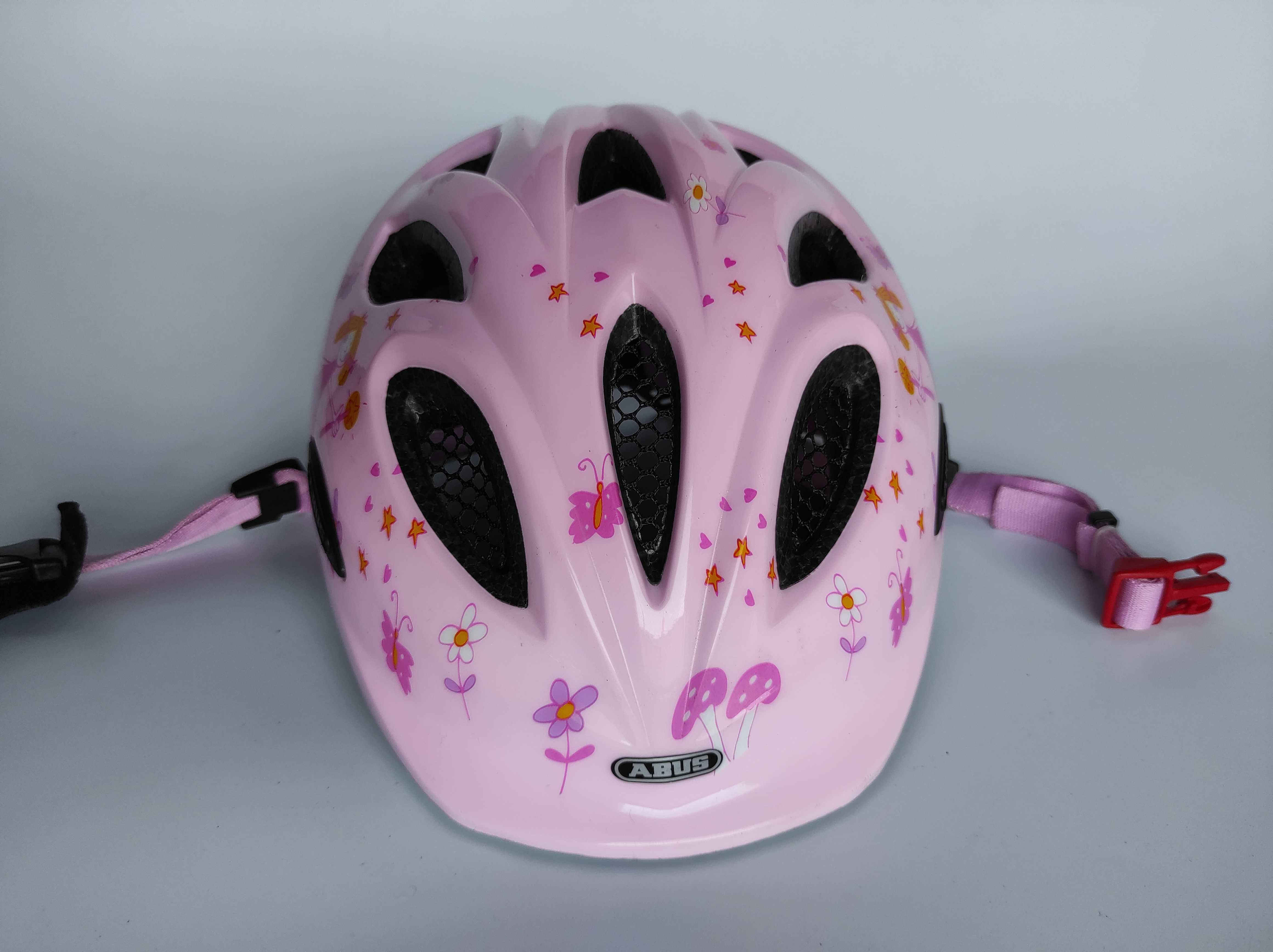 Детский защитный шлем Abus Smiley, размер 50-55см, велосипедный