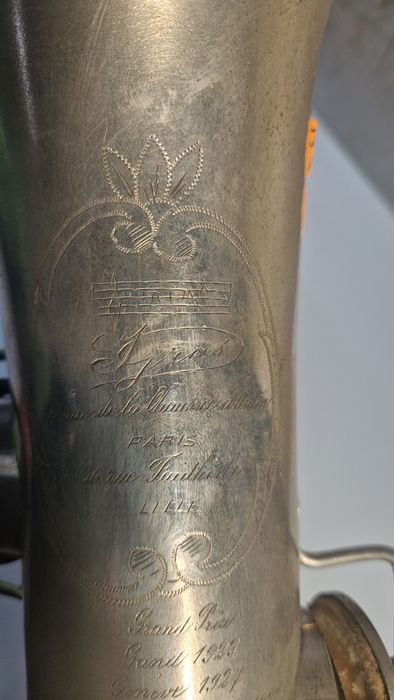Saxofone Alto J. Gras – Paris / Lille (c. 1930) – Raro