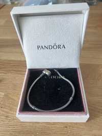 Pandora bransoletka ciemne srebro