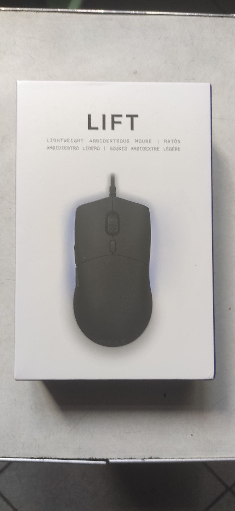 Миша NZXT LIFT Ambidextrous Black (MS-1WRAX-BM)