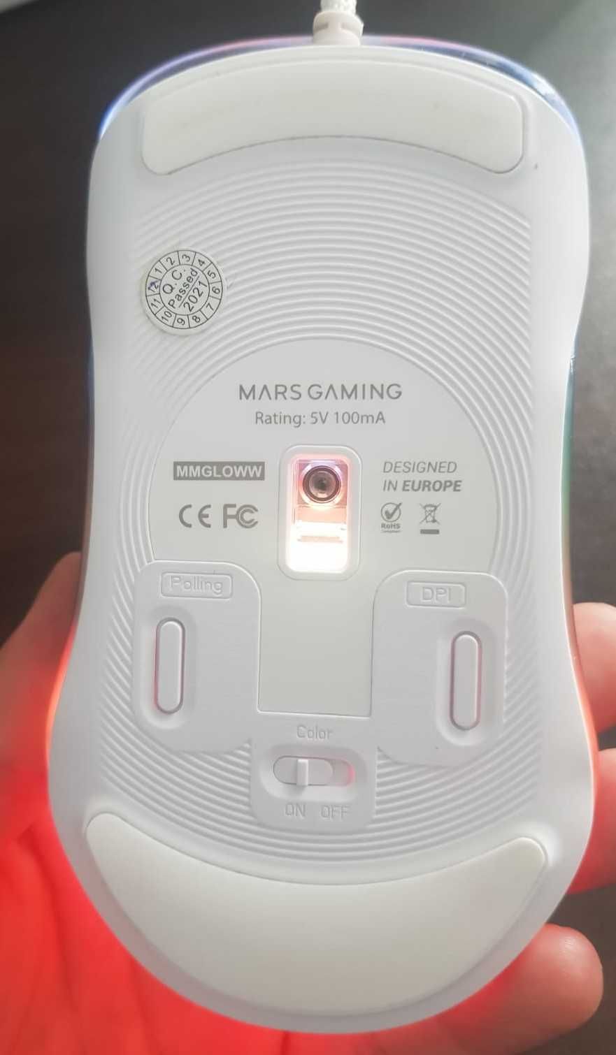 Combo Mars Gaming MK422 (Teclado) + MMGLOW (Rato)