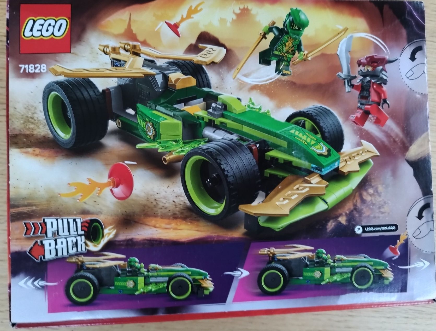 Klocki LEGO Ninjago Samochód wyścigowy Lloyda -71828 nowe