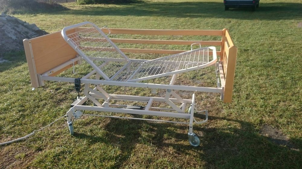 Łóżko rehabilitacyjne na pilota stabilne i tanie transport
