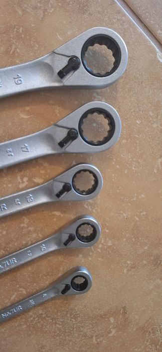 Gedore klucze płasko oczkowe z grzechotką