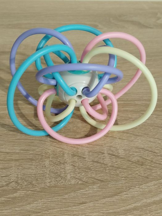 Kula piłka gryzak do nauki chwytania sensoryczny dla niemowląt