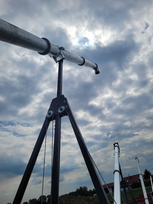 Przenośnik zbożowy ślimakowy/ Żmijka do zboża/ Podajnik ziarna OCYNK