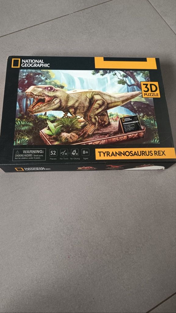 Puzzle 3D tyrannosaurus rex