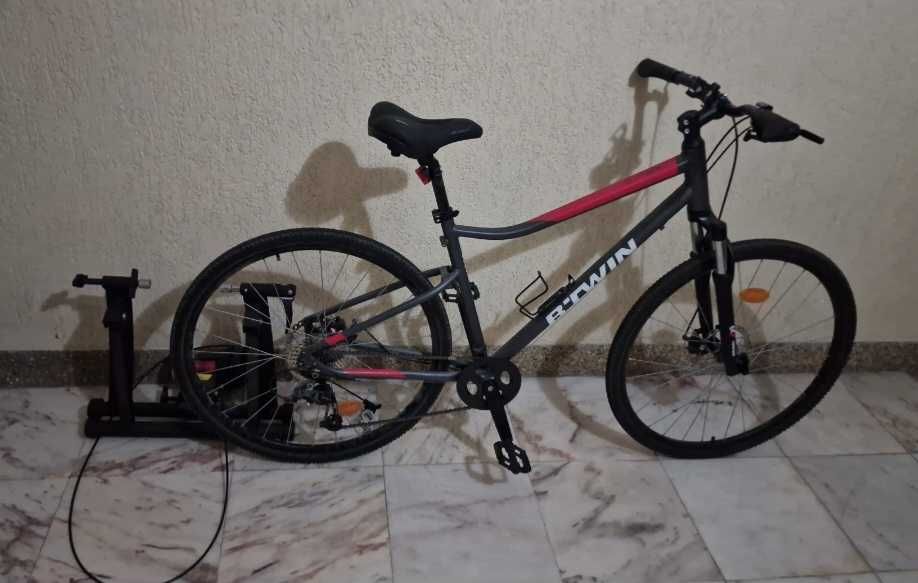 Bike e Rolo de Treino