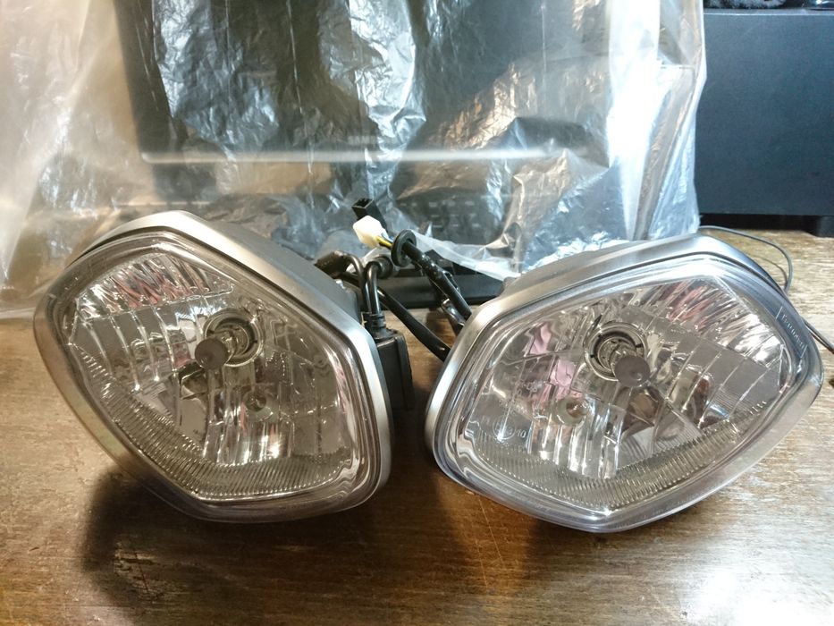 Triumph street triple 675 2012 выхлоп, фары, паук