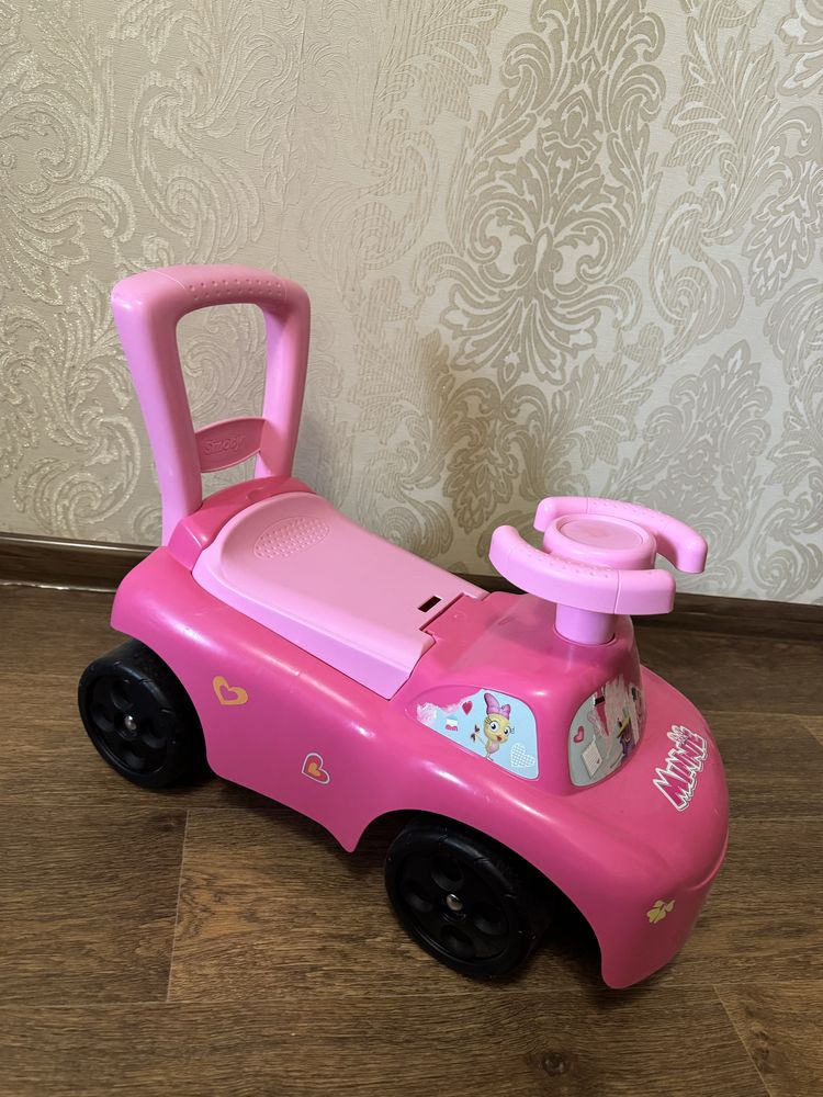 Толокар Smoby, машинка для дівчинки